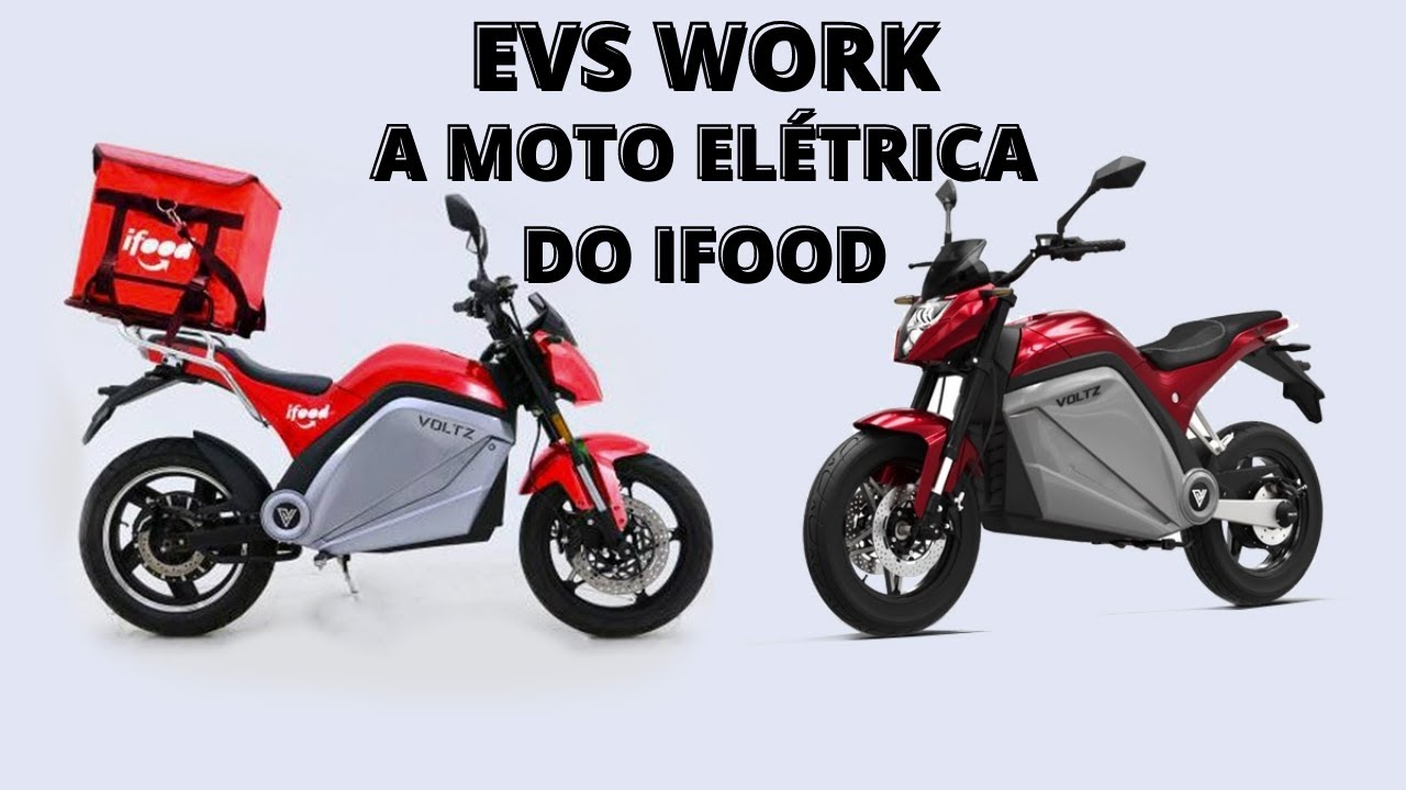 Moto elétrica do iFood