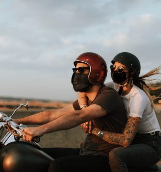 viagens românticas de moto